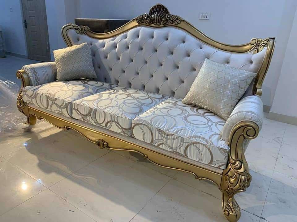 Royal Pure Wood Design Sofa Set