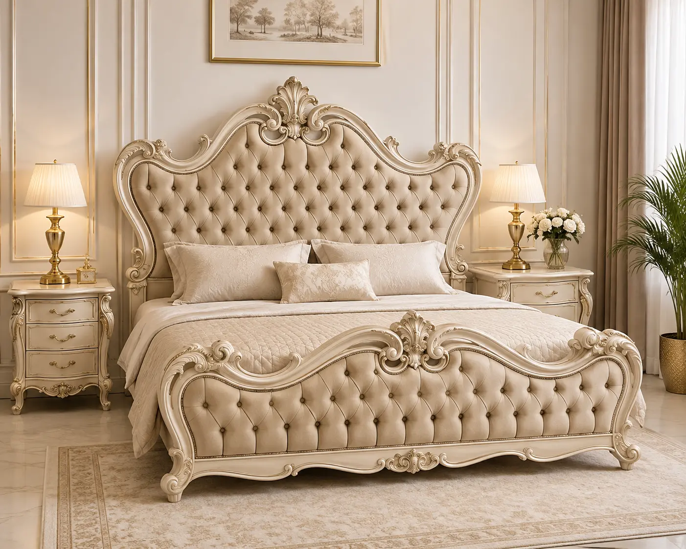 Crown Italian Style Bed Set