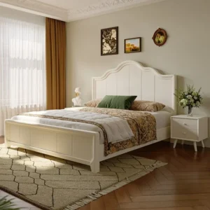 Smart wooden bed set