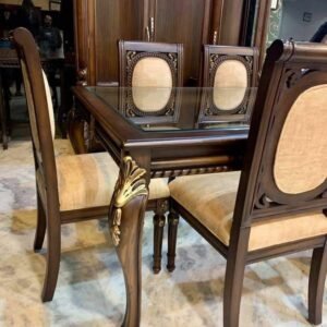 Italian Crown Dining Chairs and Table