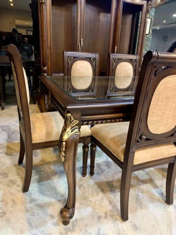 Italian Crown Dining Chairs and Table