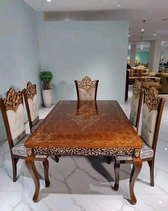 Luxury Italian Modern Dining Chairs and Table Collection