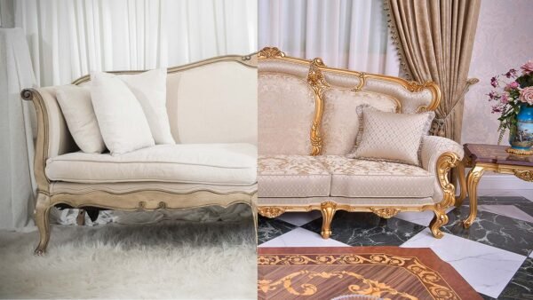 new french and italian mixed design sofa
