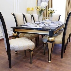 oval dining chairs with table