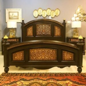 Unique Wooden Bed Set