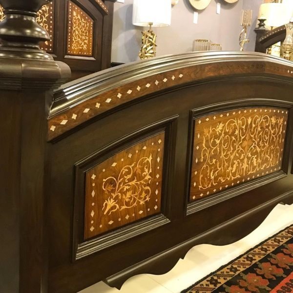 Unique Wooden Bed Set