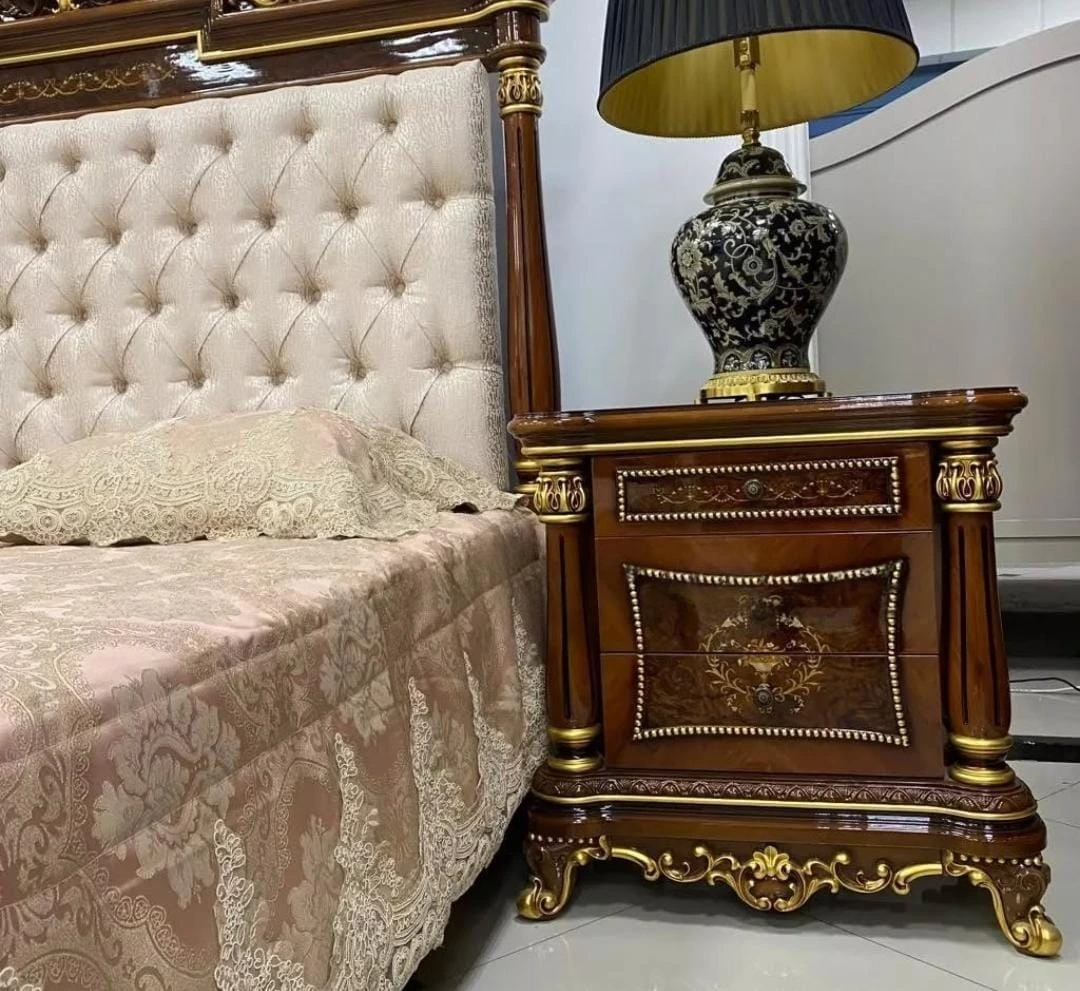 Royal Wooden Bed Set- Side-table