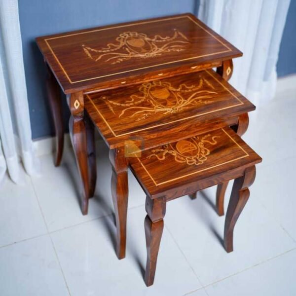 chinioti wooden nesting table