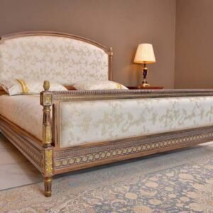 Rose Wood Side Carving Bed Set