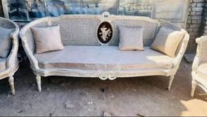 chinioti sofa set with stone work