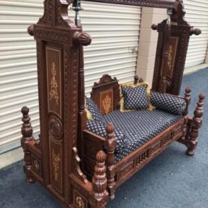 Double Seat Jhoola Kashmiri Carving