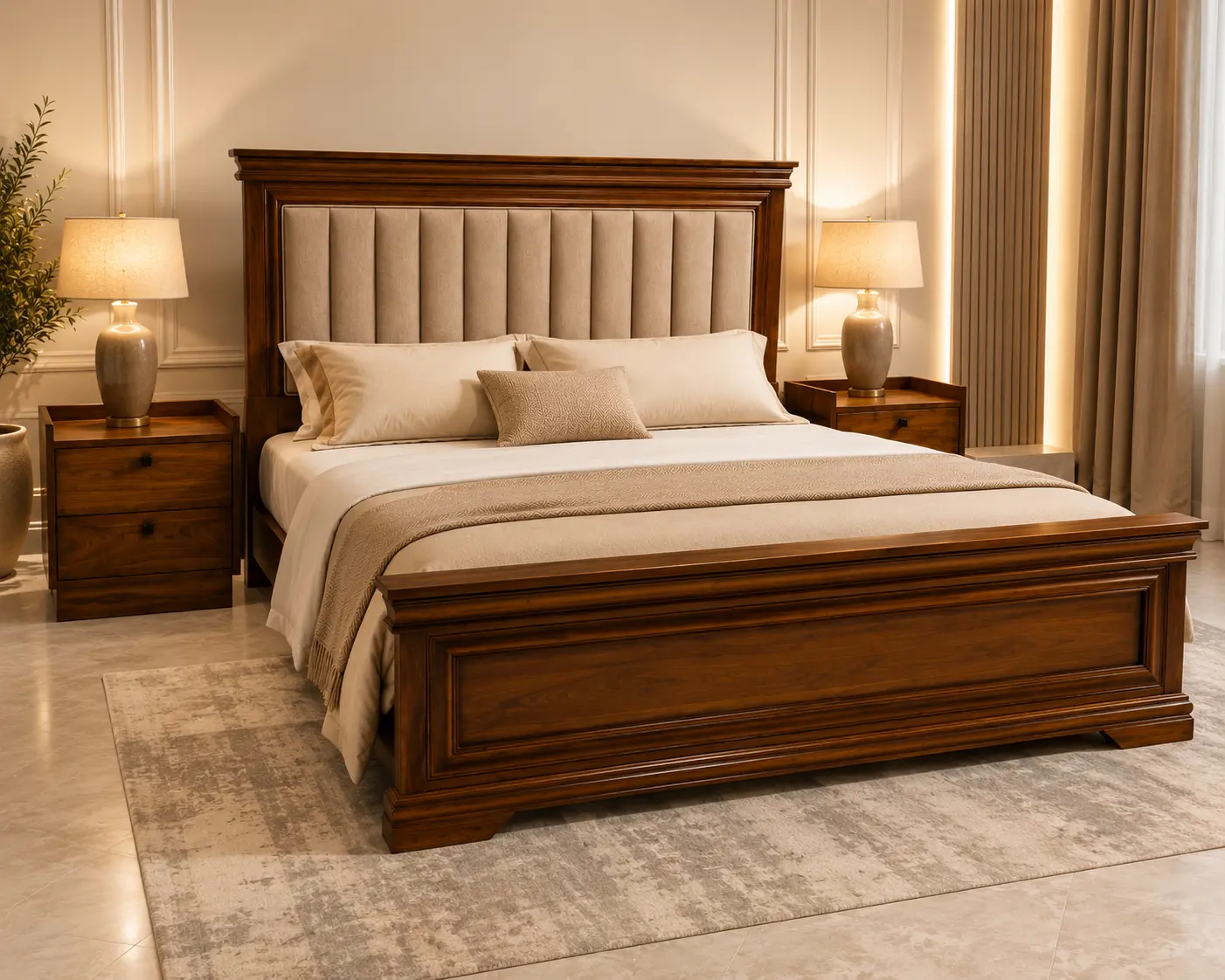 Chiniot Wooden Bedsets