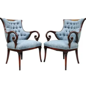 Vintage Armchair with Handcrafted Detail
