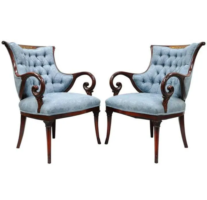 Vintage Armchair with Handcrafted Detail