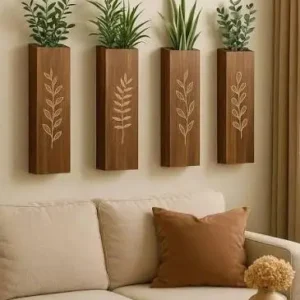 Wooden Wall Planter Set | Rosewood Collections