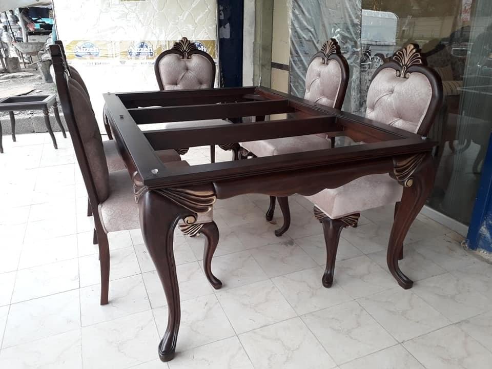 Pure Wood Dining Chair And Table Set - Image 2